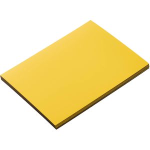 Sprintis Magnetschilder MSXX000923, gelb, 100 x 80 mm, für Handbeschriftung, 100 Stück