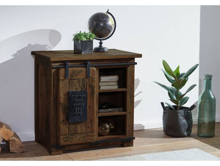 Kommode Mango 70x45x70 braun lackiert RAILWAY #424