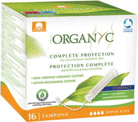 Organyc Tampões Aplicador Fluxo Intenso Super Plus 16 un