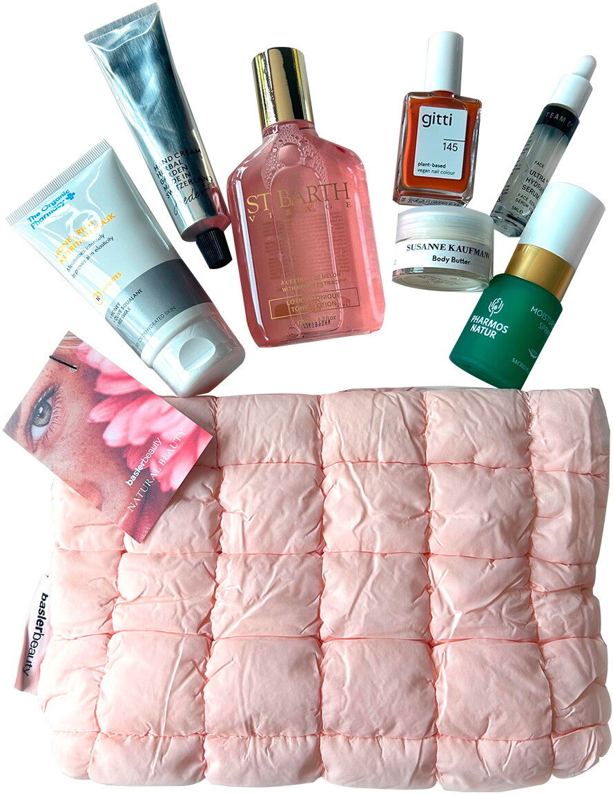 baslerbeauty Natural Beauty Pouch (7-tlg + Pouch)