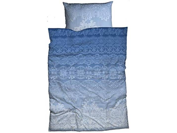 CASATEX Bettwäsche Demir Filigrane Ornamente mit Spitzen-Essenzen im Farbverlauf Bettwäsche-Set absolut hip (blau, 155 cm x 220 cm)