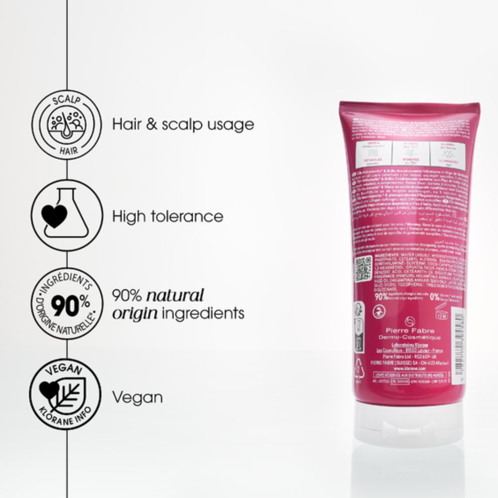 Klorane Prickly Pear Conditioner Quenching Dull Hair 200mL