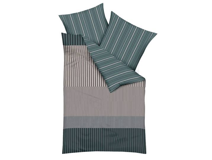 Wendebettwäsche KAEPPEL Skyline , grau (graphit), B/L: 135cm x 200cm, 1 Stk., 1 Stk., Mako-Satin, B/L: 80cm x 80cm, 2 Stk., Mako-Satin, Obermaterial: 100% Baumwolle, Bettwäsche, Wendebettwäsche