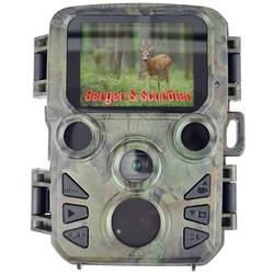 Berger & Schröter Mini Wildkamera 20 Megapixel Black LEDs, Low-Glow-LEDs, Zeitrafferfunktion Camouflage 31881