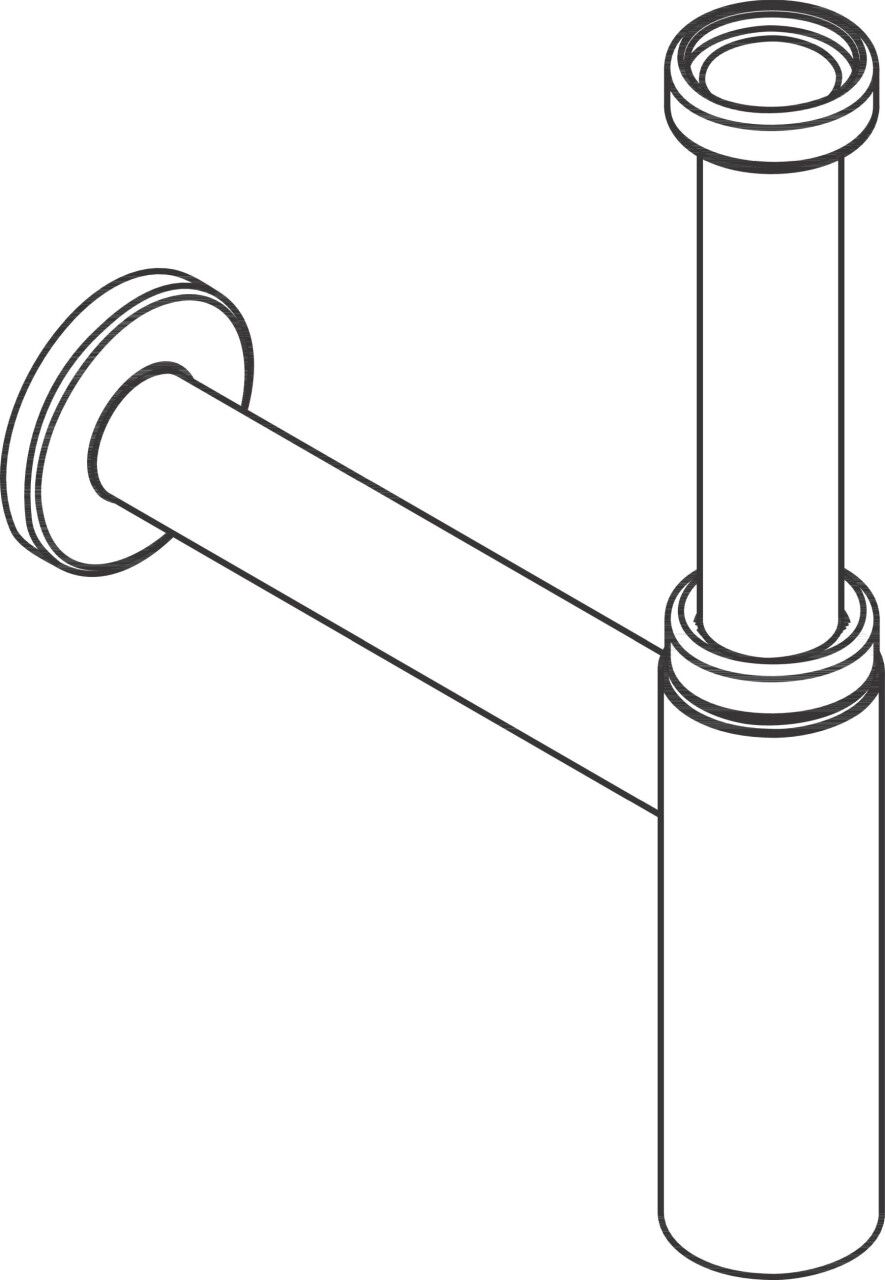 Hansgrohe Design Siphon Flowstar S Axor mattschwarz, 51305670 51305670