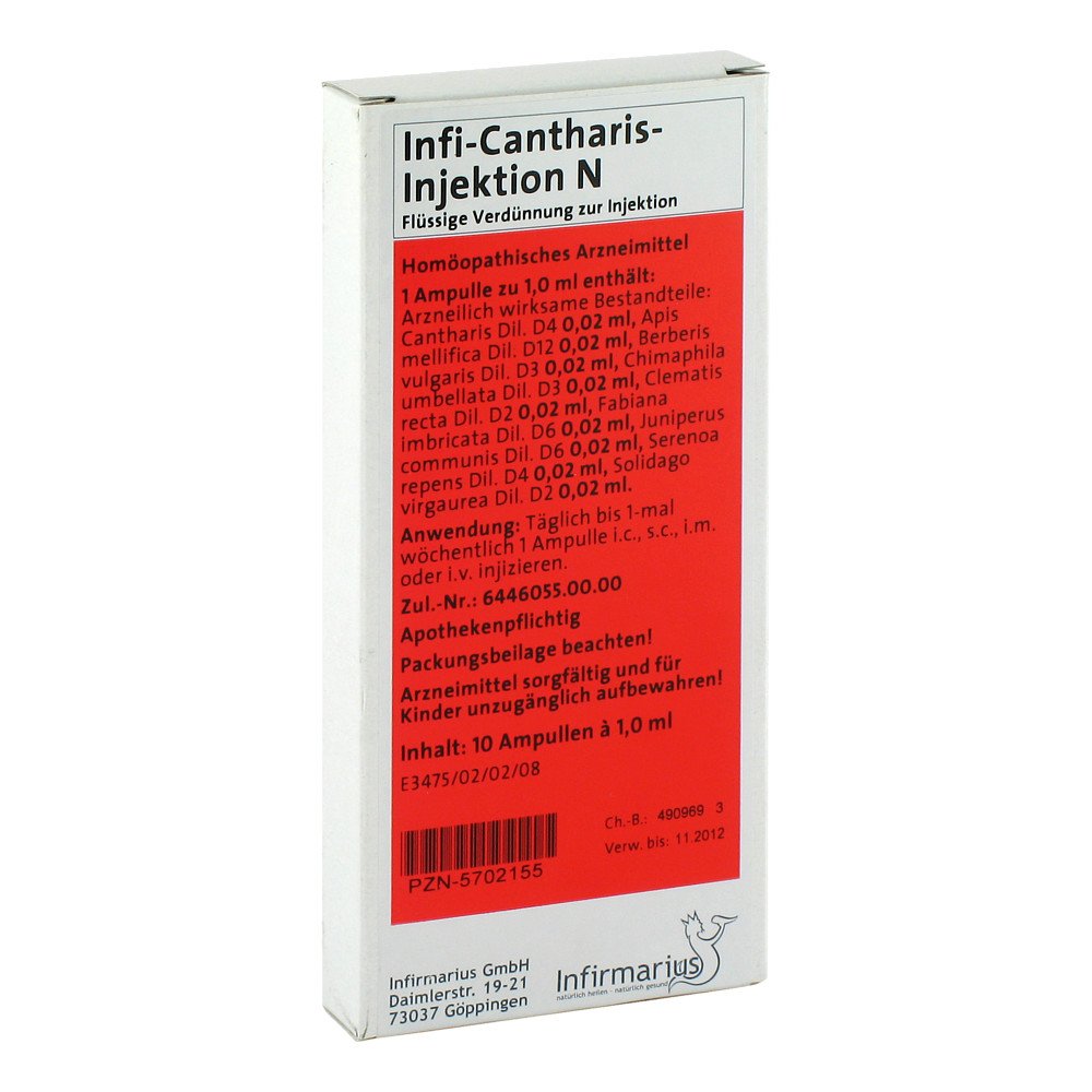 Infirmarius GmbH Infi Cantharis Injektion N 05702155