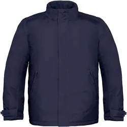 B&C Herren Winter Parka Real+ Winter-Jacke JM970 navy M