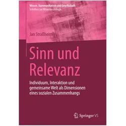 Sinn und Relevanz, Fachbücher von Jan Strassheim