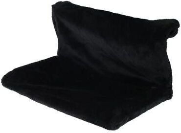 Inspired Living CozyHeat Cat Radiator Bed Hanging Cat Hammock With Warm Fleece Liner And Sturdy Metal Frame black