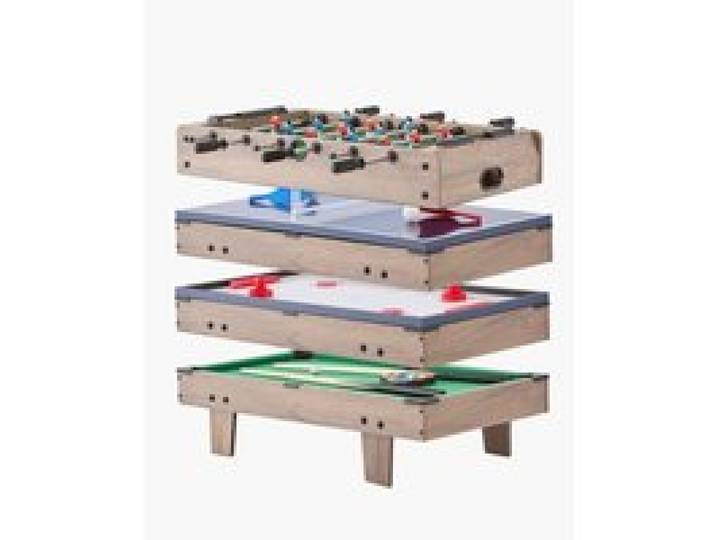 VEVOR Table de hockey sur air, 82 cm, ensemble de table de jeu combo, 4 en 1, table de combinaison multiple avec hockey, billard, baby-foot, ping-pong, poussoirs et palets, pour famille et bureau