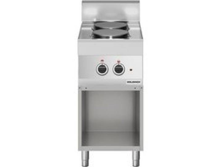 Cuisinière électrique 2 plaques rondes (5 2 kW) sur pieds PREMIUM - GOLDINOX