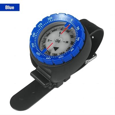 Kompass, professioneller wasserdichter Handgelenkkompass mit TPU-Band, leuchtender Kompass für Outdoor-Tauchen, Segeln, Wandern, Überlebensnotfall