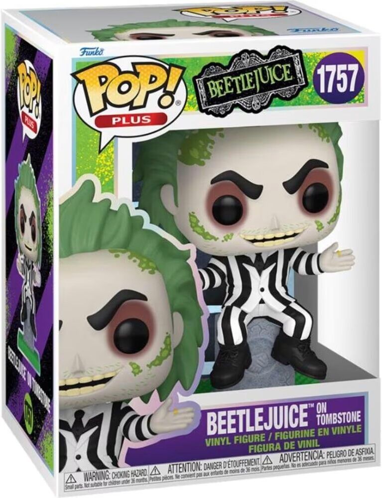 Funko Pop Beetlejuice En Lápida Figura De Vinilo Talla Única Unisex