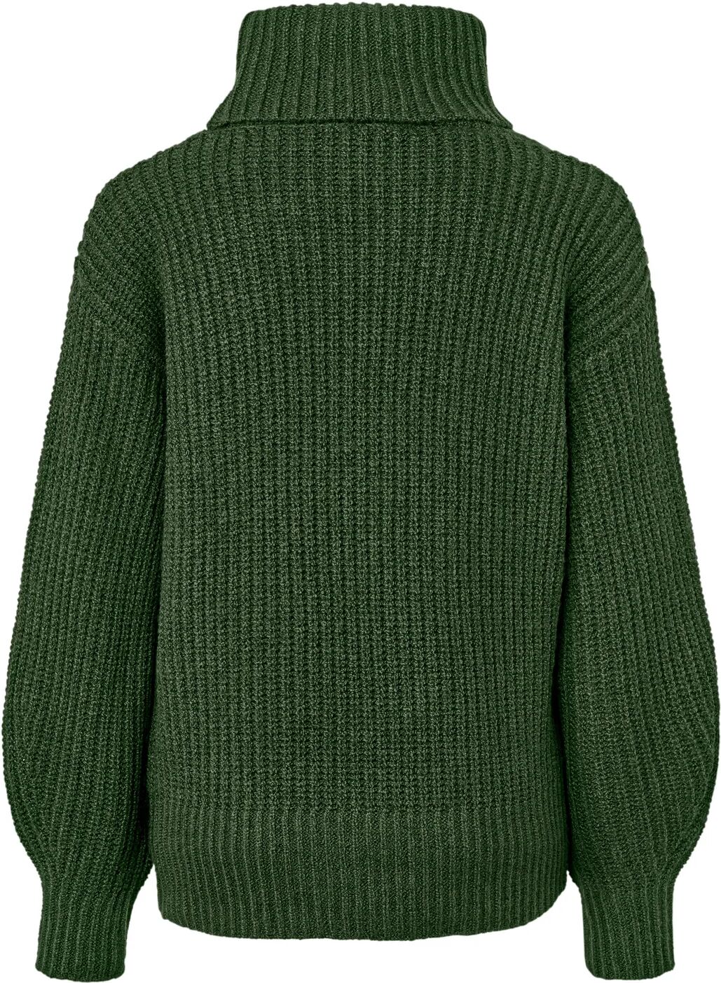 Tchibo - Grobstrickpullover mit Rollkragen - Damen - Gr. L - dunkelgrün