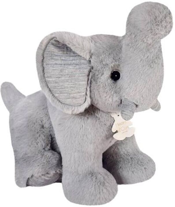 Peluche Les Preppy Chics éléphant gris poudré 45 cm - Histoire d'Ours