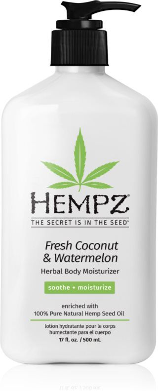 HEMPZ Fresh Coconut & Watermelon lait corporel hydratant 500 ml