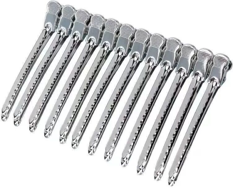 INF Pinces à cheveux en aluminium paquet de 12 S