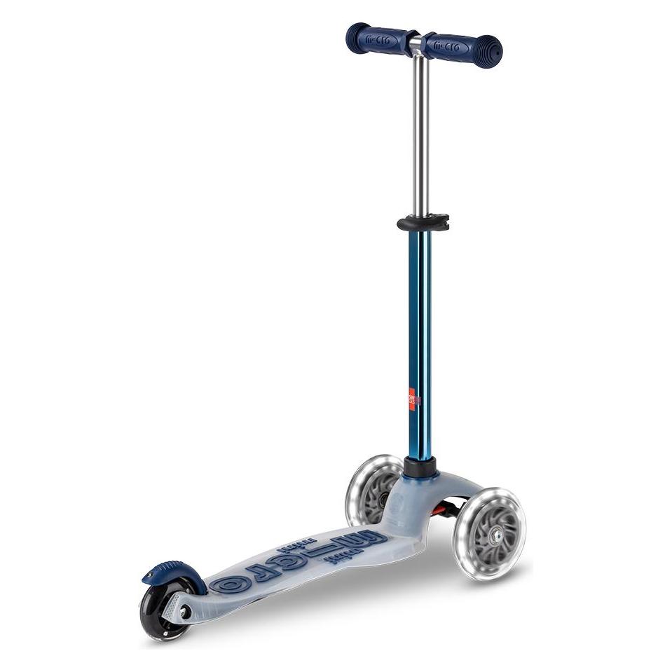Micro Stuntscooter Deluxe Flux LED Neochrome Navy (MMD364)