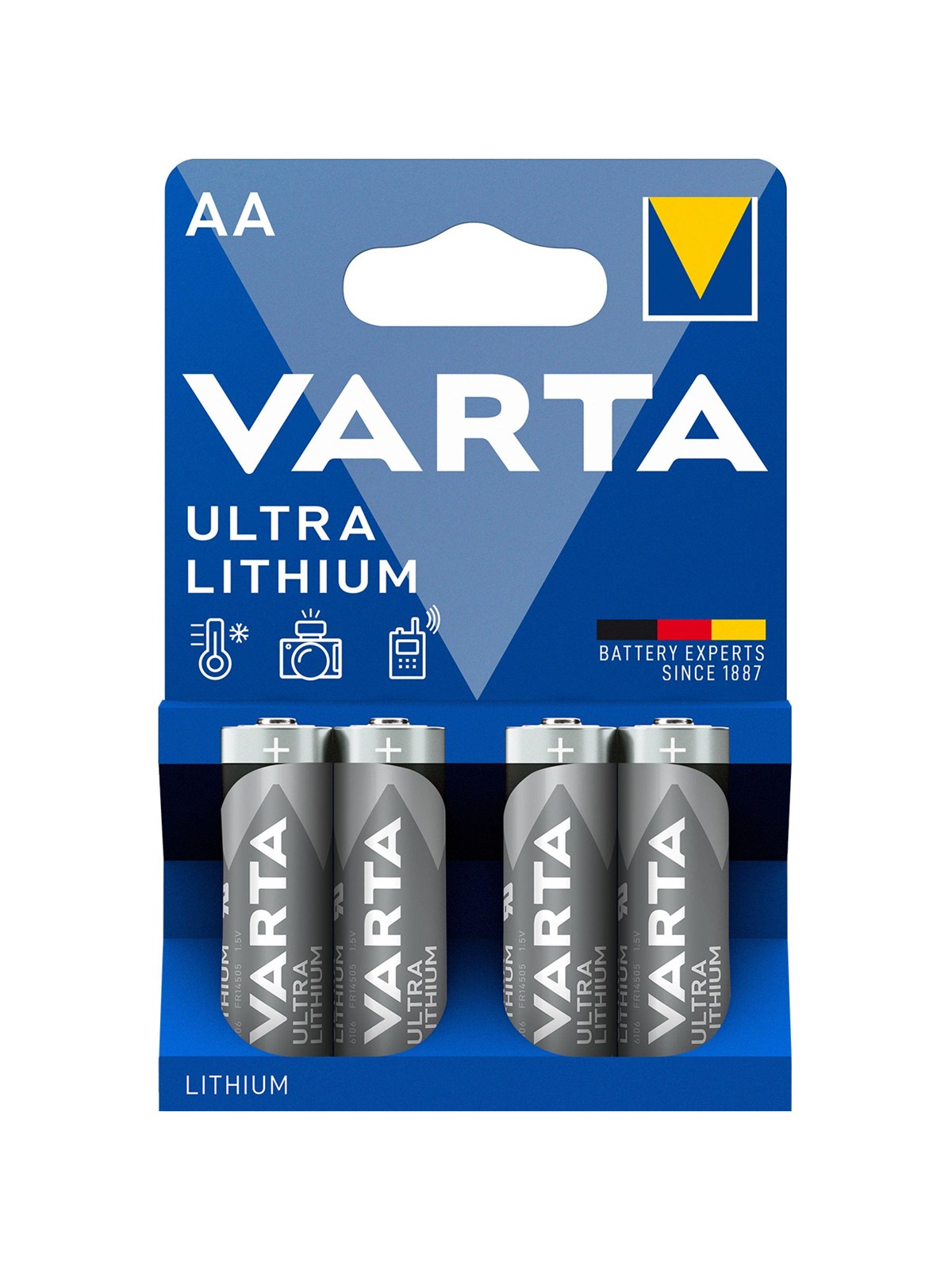 VARTA Ultra Lithium - AA (4-Pack)