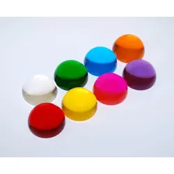 Sensorische Halbkugeln - transparent, 8 Stk.