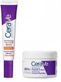 CeraVe Routine Sérum Vitamine C 30 ml + Crème Peptides 48 g - Routine 2 Produits