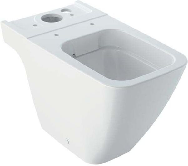 Geberit Stand-Tiefspül-WC 200930000 35,5x63,5, für Aufputz-Spülkasten aufgesetzt, geschlossen, Rimfree, weiß