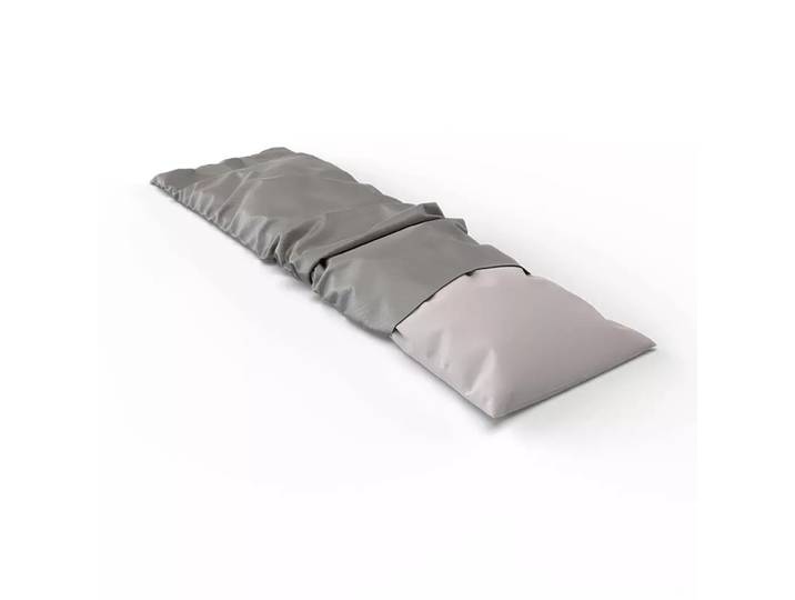 Lotus Bettwaren - Lotus Seitenschläfer Kissenbezug Satin uni, Satin uni Seitenschläfer Kissenbezug, 40 x 130 cm, Titangrau