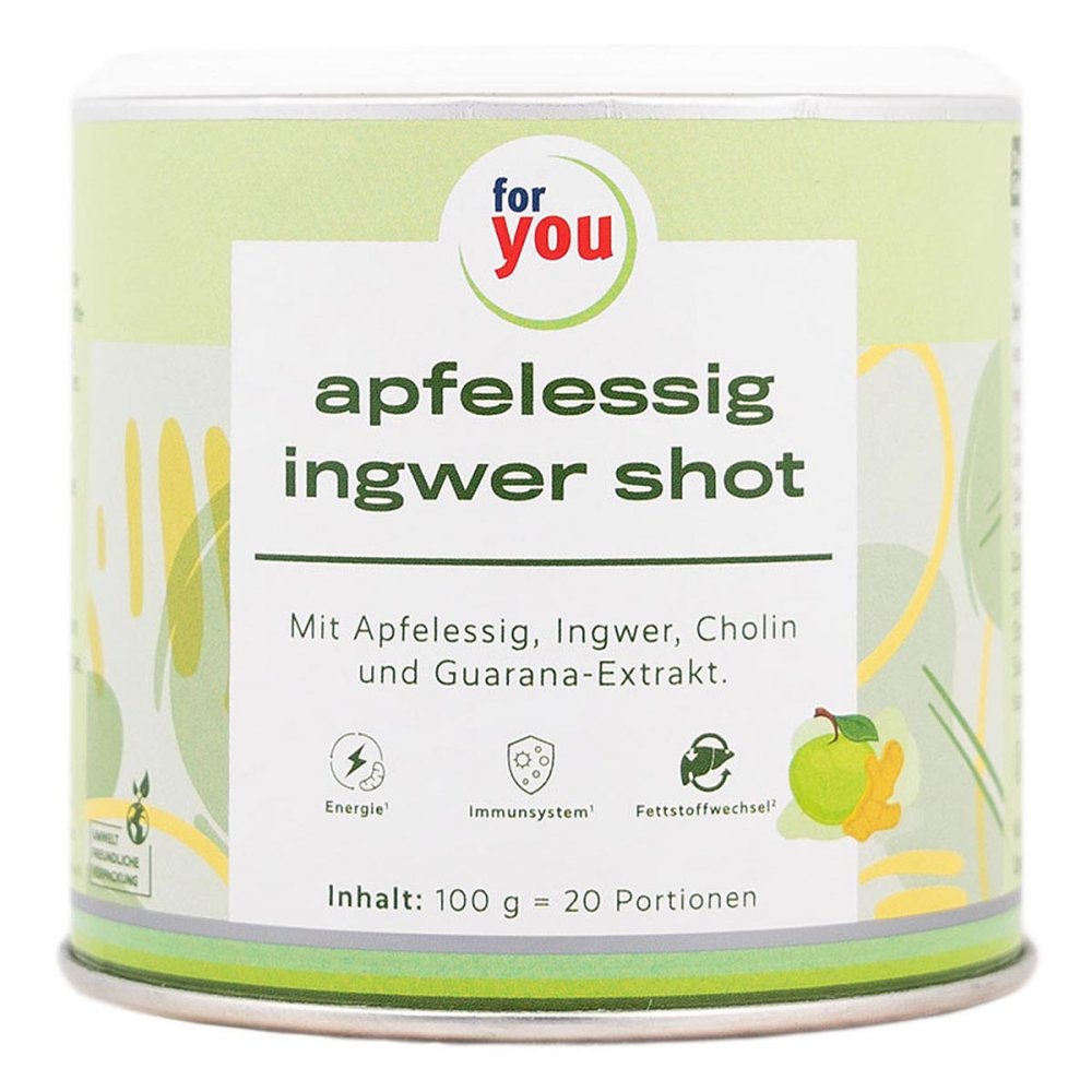 For You eHealth GmbH For You Apfelessig Ingwer Shot Pulver 18330347