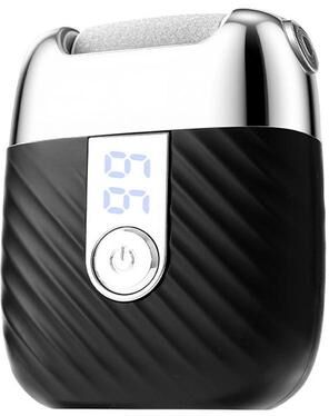 United Rechargeable Electric Foot File Portable Callus Remover For Smooth Soft Feet black