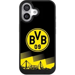 Nivocase Hülle für Apple iPhone 17 Handyhülle NIVOcore Case Schwarz BVB Borussia Dortmund Stadion (Apple iPhone 17), Smartphone Hülle, Schwarz