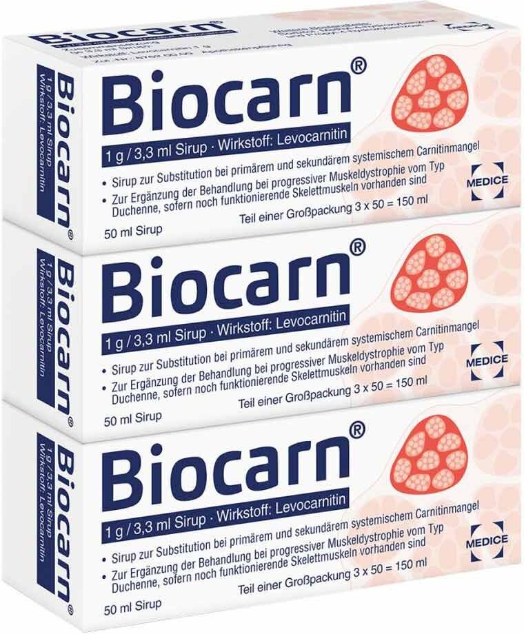 Biocarn Sirup bei Carnitinmangel - stärkt das Herz