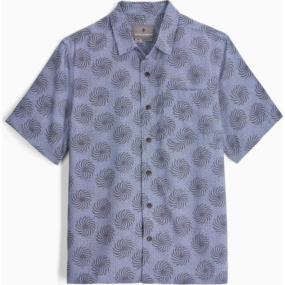 Royal Robbins M Camino Pucker Short Sleeve flint ray pt (823) L Y12600137823L