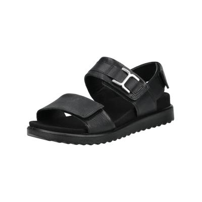 Riemchensandale LEGERO "Legero Sandalen Nappaleder", Damen, Gr. 39, schwarz, Nappaleder, Schuhe Riemchensandale