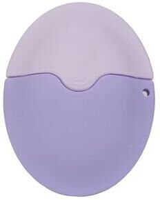 Uplift Treasures Silicone Suncream Roller Applicator Refillable Oval Lotion Bottle Travel Friendly Cosmetic Tool purple