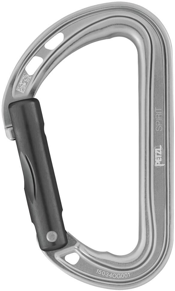 Petzl  - Spirit droit Grey - Mousqueton