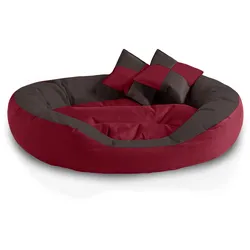 BedDog 4in1 Hundebett SABA großes Hundekörbchen abwischbar Hundekissen