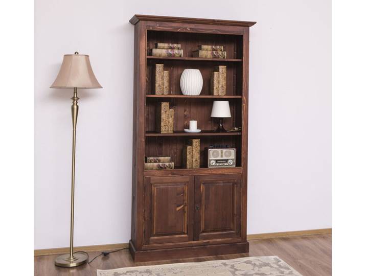 Rustikales Landhausstil Holzregal mahagoni