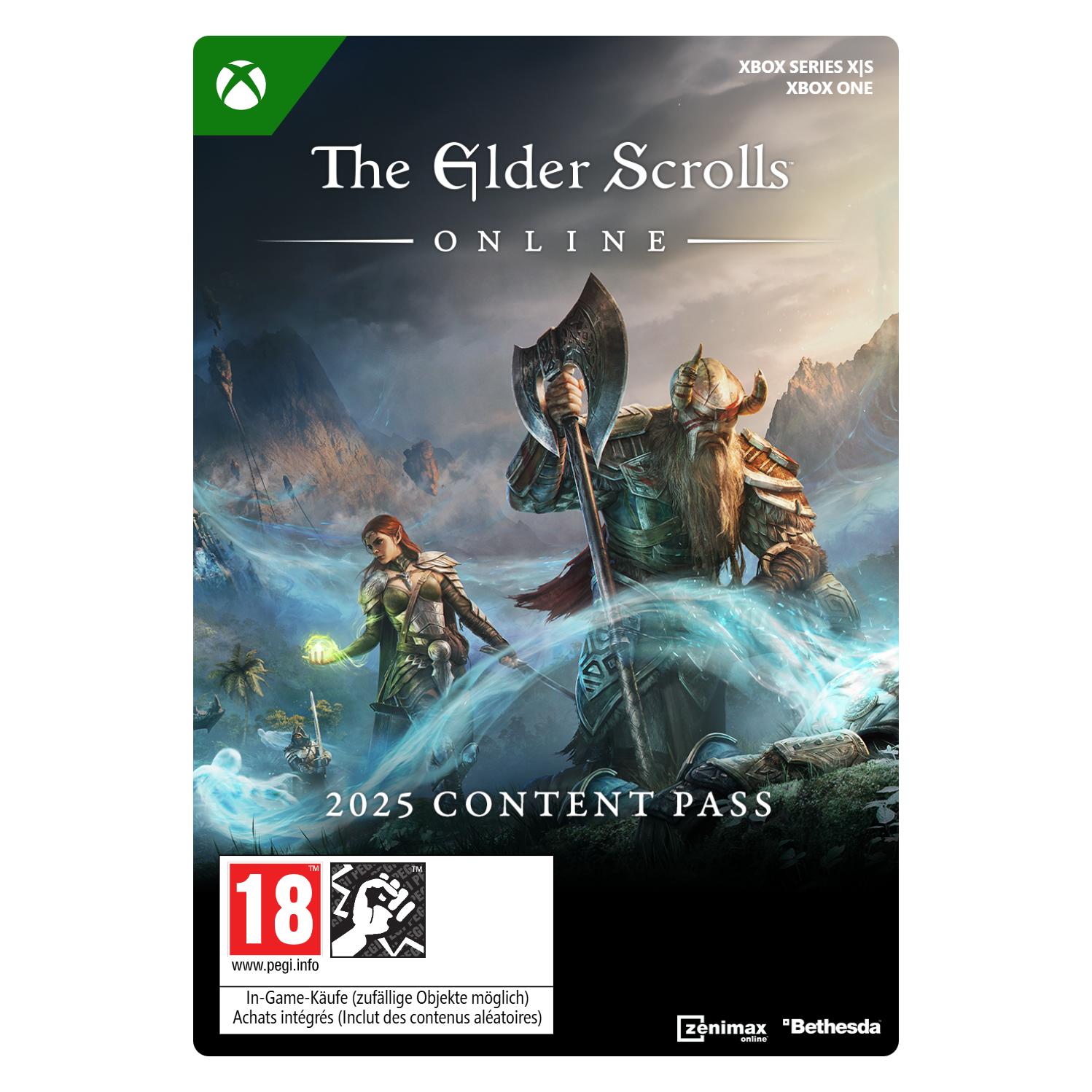 Microsoft Xbox The Elder Scrolls Online: 2025 Content Pass - EARLY PURCHASE Download Code (7CN-00174)