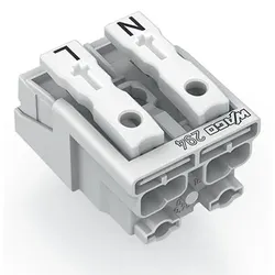 Wago 294-5012 Leuchtenanschlussklemme,Drücker extern,ohne PE-Kontakt,weiß 2945012  - 1000 Stück