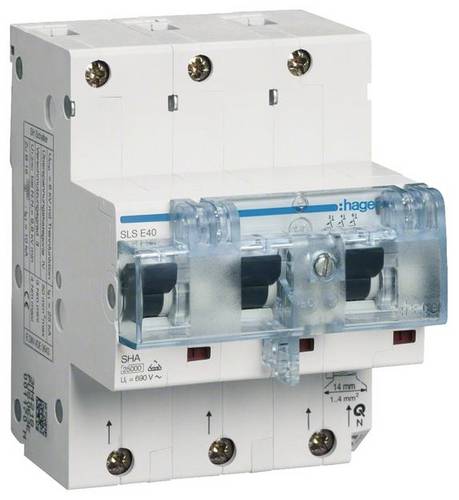 Hager HTN340E Hauptleitungsschutzschalter 40A 400V