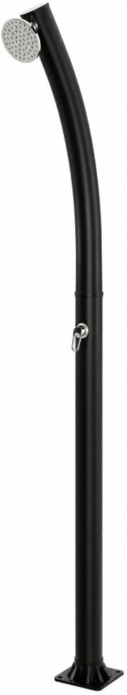 Douche solaire Aqualux Summer Fun courbée noire 20 L H215 cm