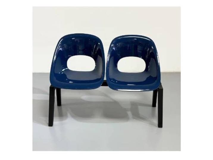 YPIOUREN Stuhl Esszimmer, Wartezimmer Stühle, Sillas para Sala de Reuniones Robust und Langlebig, 300 Kg Tragfähigkeit, Atmungsaktive Rückenlehne(Blue)