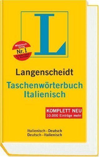 Redaktion Langenscheidt - Taschenwörterbuch Italienisch. Langenscheidt - Preis vom 09.10.2026 07:28:09 h