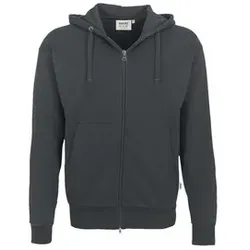 Kapuzen-Sweatjacke Premium 605, anthrazit, Größe L - anthrazit - L