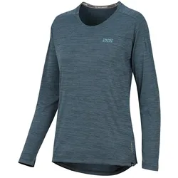 iXS, Damen, Velotrikot, Flow Longsleeve Radtrikot (40), Blau, 40
