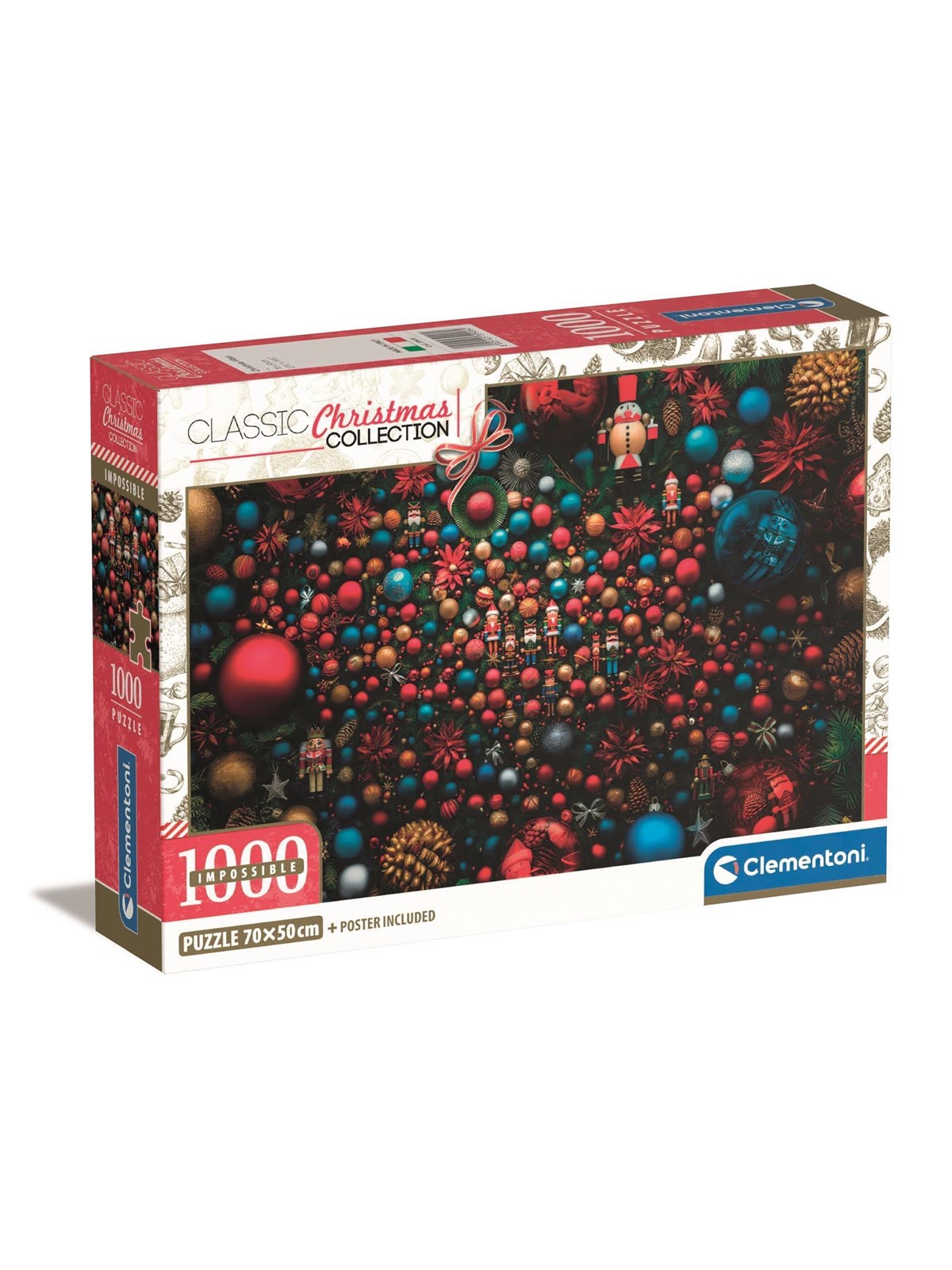Clementoni Puzzle Impossible Xmas Vibe, 1000 Teile