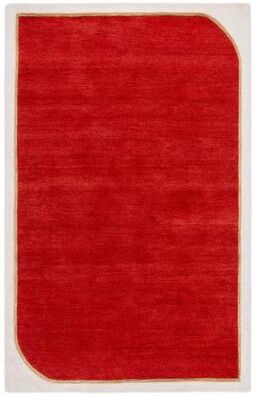 SAFAVIEH Handmade Fifth Avenue Abla Border Design Wool Rug