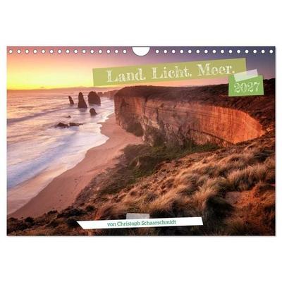 Land. Licht. Meer. (Wandkalender 2027 DIN A4 quer), CALVENDO Monatskalender