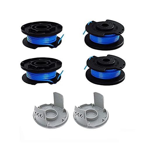 Hsthe Sea 6 stuks spoelen voor Ryobi grastrimmer vervangingsdraad Ø 1,65 mm voor Ryobi One + AC14RL3A (4 spoelen en 2 doppen)