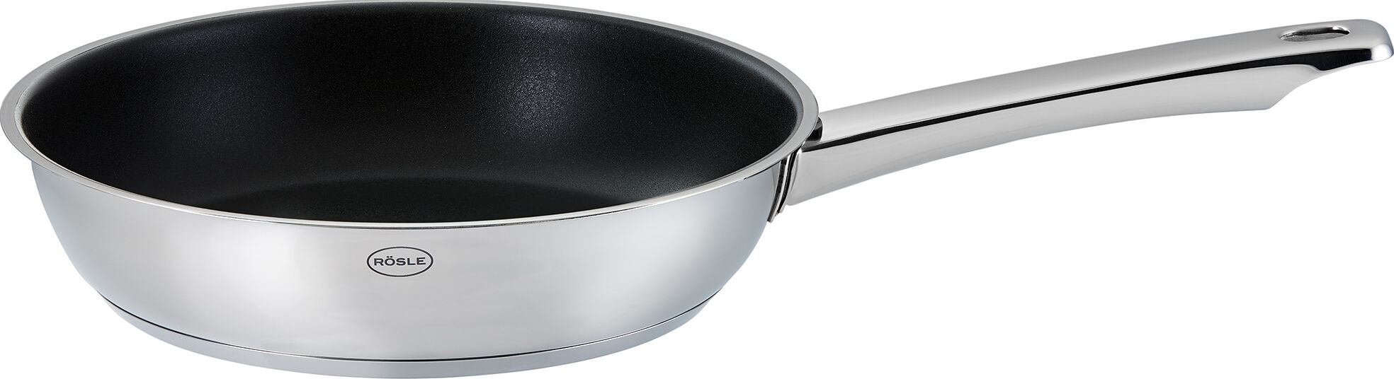 Bratpfanne RÖSLE "MOMENTS ProPlex", silber (silberfarben), B:29,5cm H:9cm L:49,5cm Ø:28cm, Pfannen, Bratpfanne